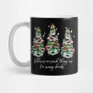 Christmas Book Trees, Librarian, Book Lovers, Love Reading Mug